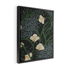Lily Floral Framed Canvas Print Gallery Image 2