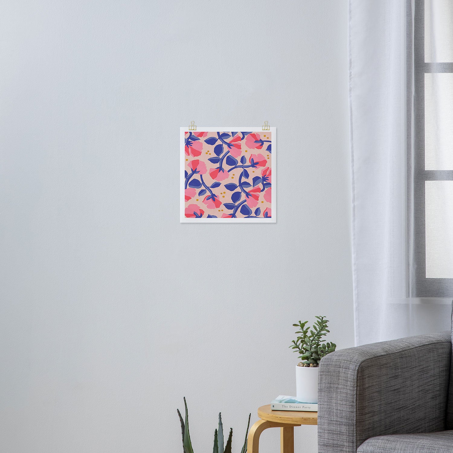 Lisbon Floral Art Print Gallery Image 3
