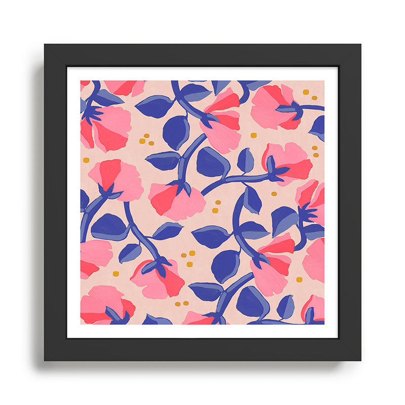 Lisbon Floral Framed Art Print Gallery Image 1