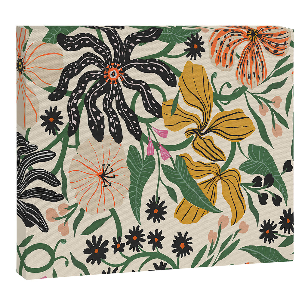 Merrick Floral - creme Canvas Print Gallery Image 6