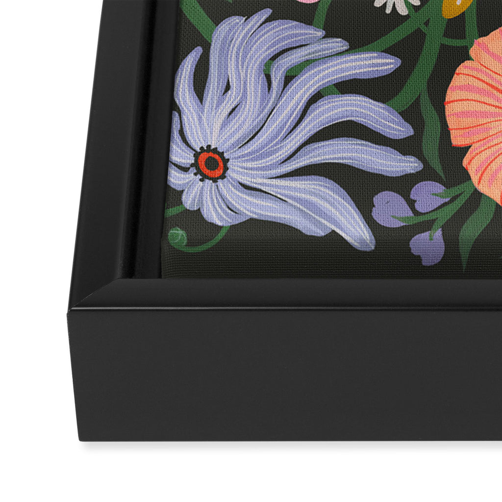 Merrick Floral Framed Canvas Print Gallery Image 3
