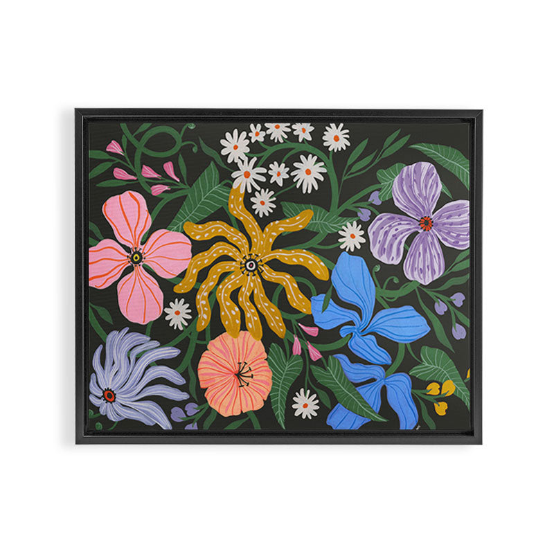 Merrick Floral Framed Canvas Print Gallery Image 6
