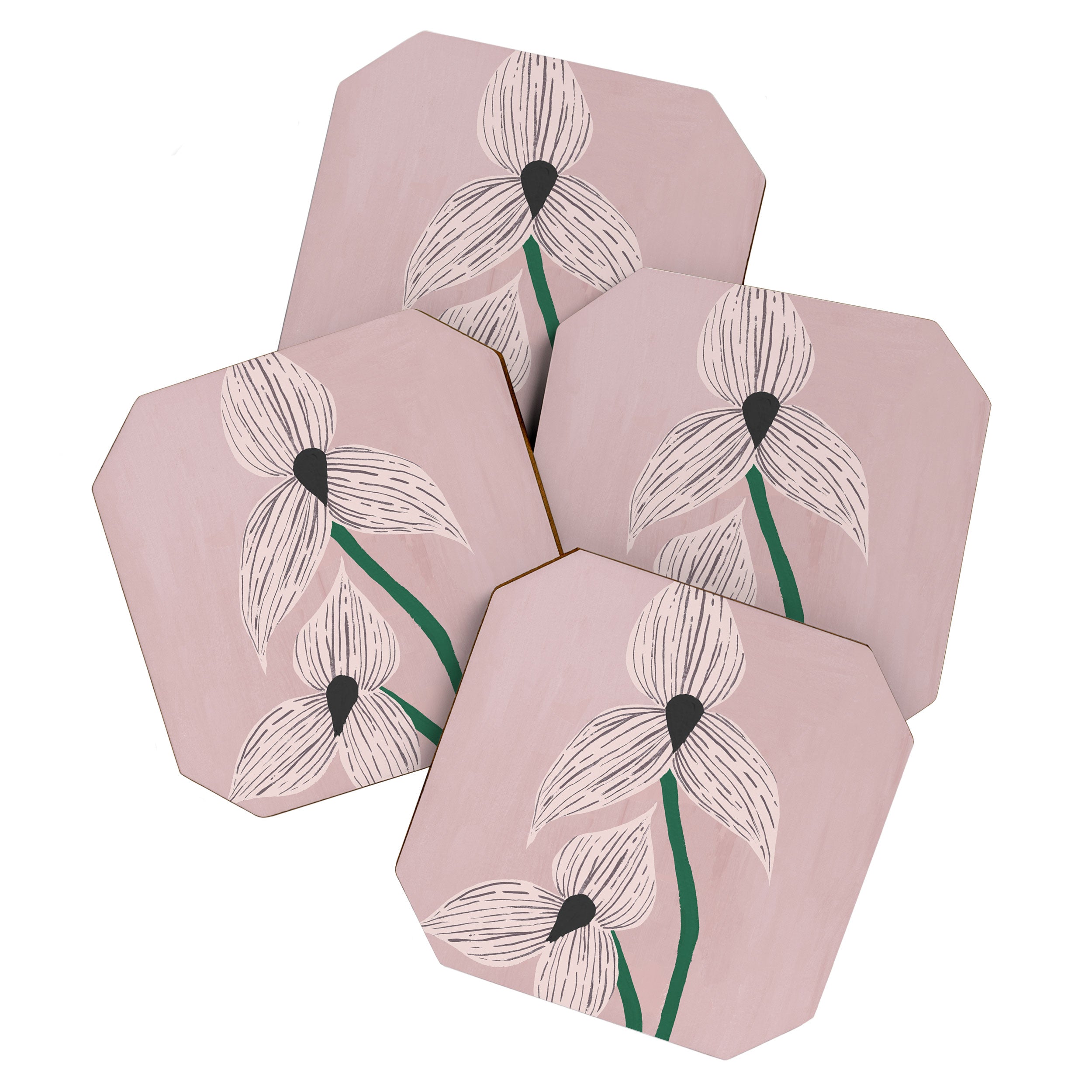 Mid Valley Floral Coaster Gallery Image 1
