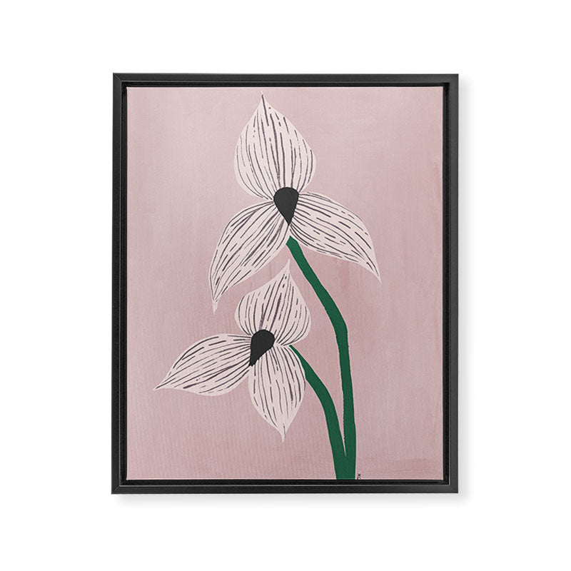 Mid Valley Floral Framed Canvas Print Gallery Image 6