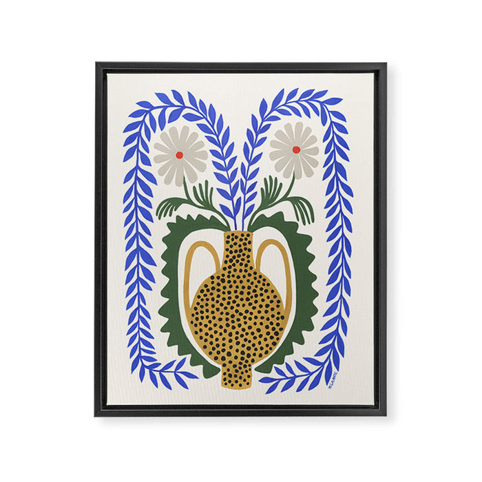 November Vase Framed Canvas Print Gallery Image 1