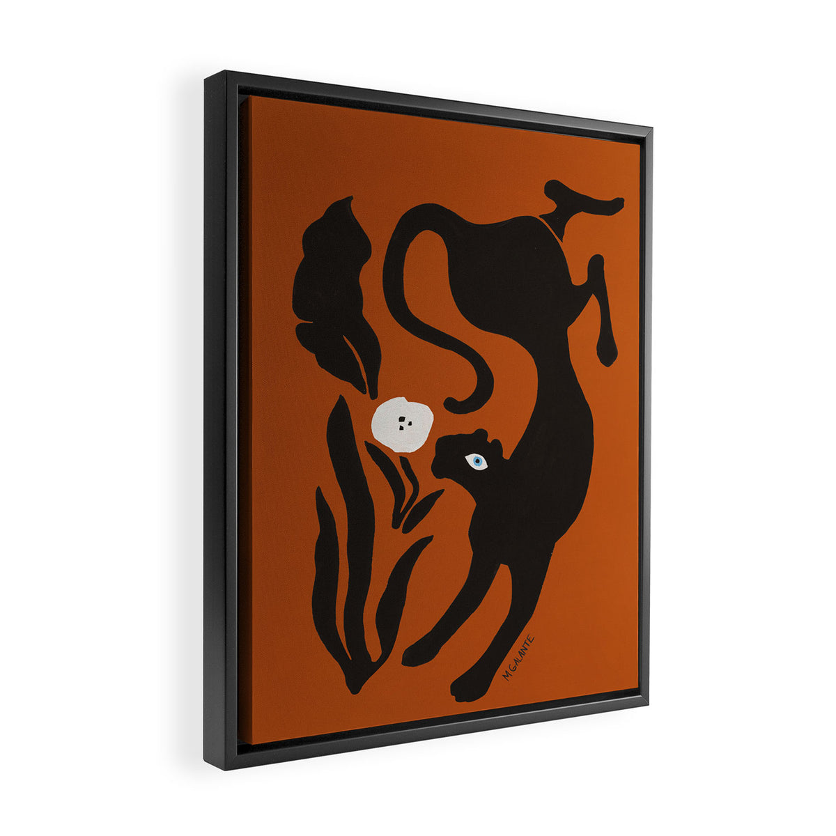 Panther Diem Framed Canvas Print Gallery Image 2