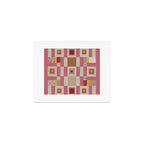 Pink Cottage Quilt Art Print Gallery Image 1