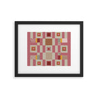 Pink Cottage Quilt Framed Art Print Gallery Image 6
