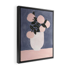 Posy Blue Framed Canvas Print Gallery Image 2