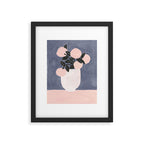 Posy Blue Framed Art Print Gallery Image 5