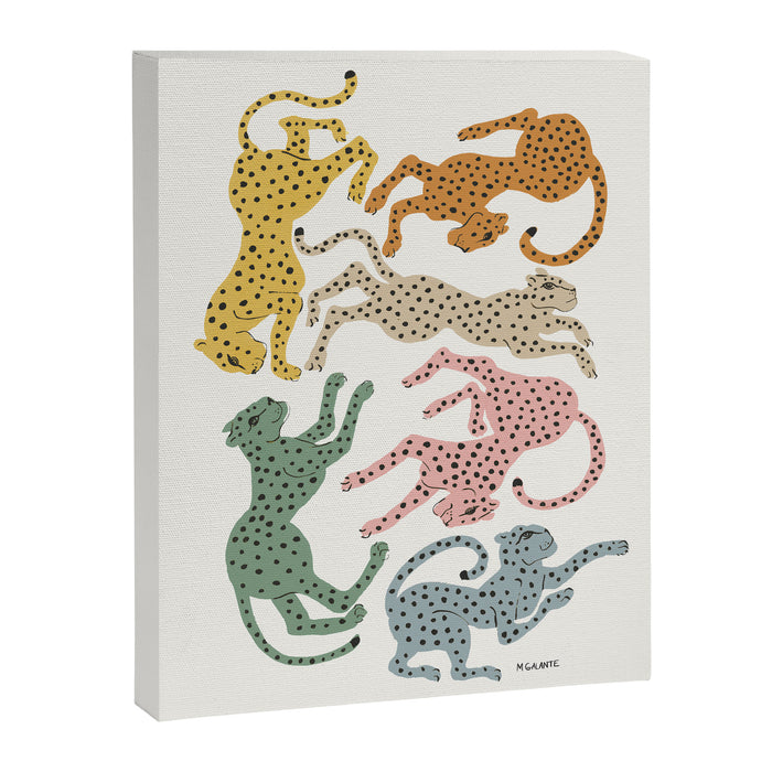 Rainbow Cheetah Canvas Print Gallery Image 1
