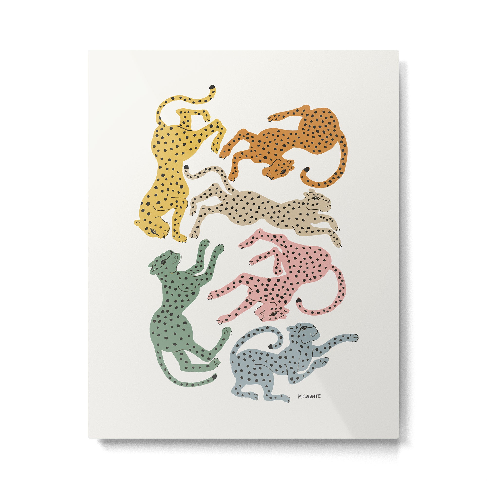 Rainbow Cheetah Metal Print Gallery Image 6