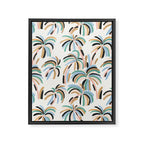 Rainbow Palm Framed Canvas Print Gallery Image 8