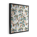Rainbow Palm Framed Canvas Print Gallery Image 2