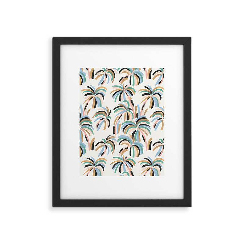 Rainbow Palm Framed Art Print Gallery Image 4