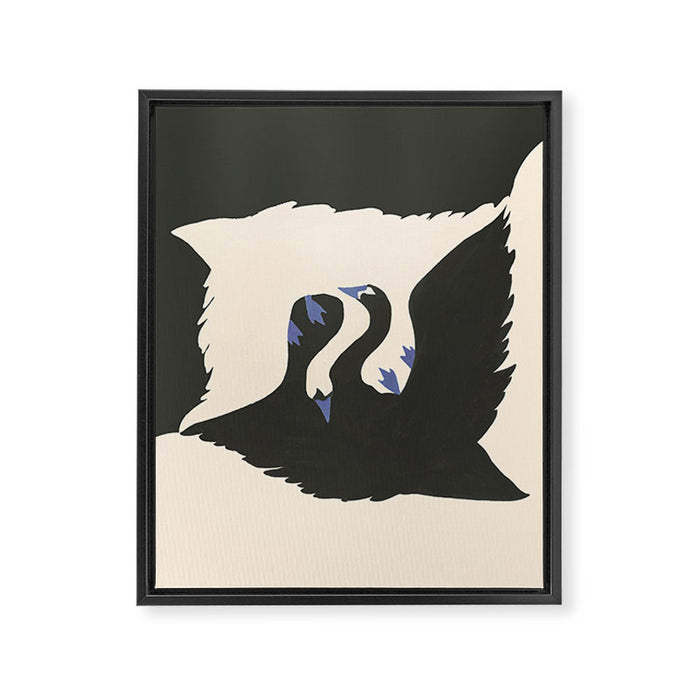 Swan Song Framed Canvas Print Gallery Image 1