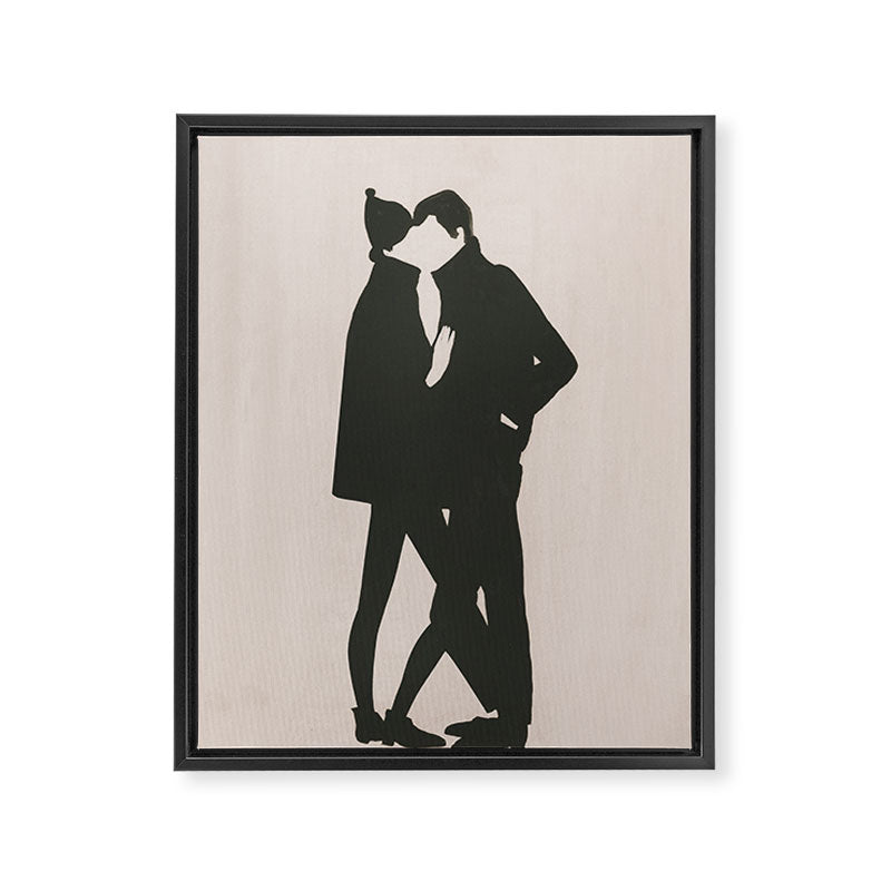 The Kiss Framed Canvas Print Gallery Image 6