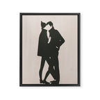 The Kiss Framed Canvas Print Gallery Image 6