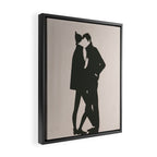 The Kiss Framed Canvas Print Gallery Image 2