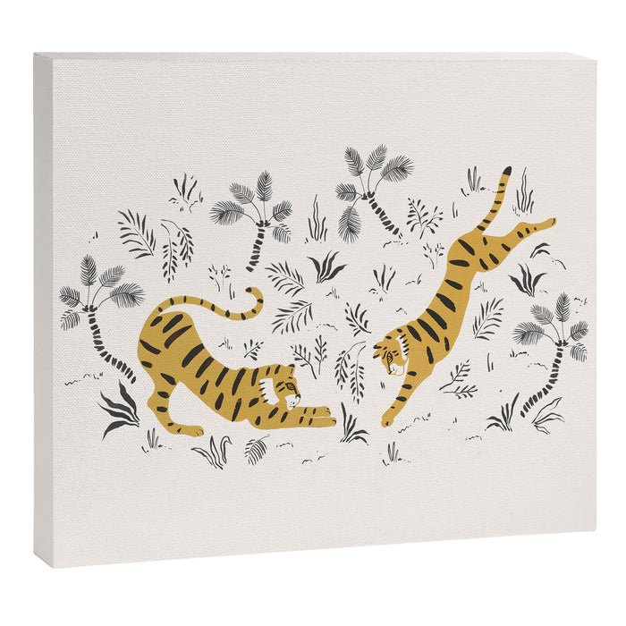 Tiger Dive Canvas Print Gallery Image 1
