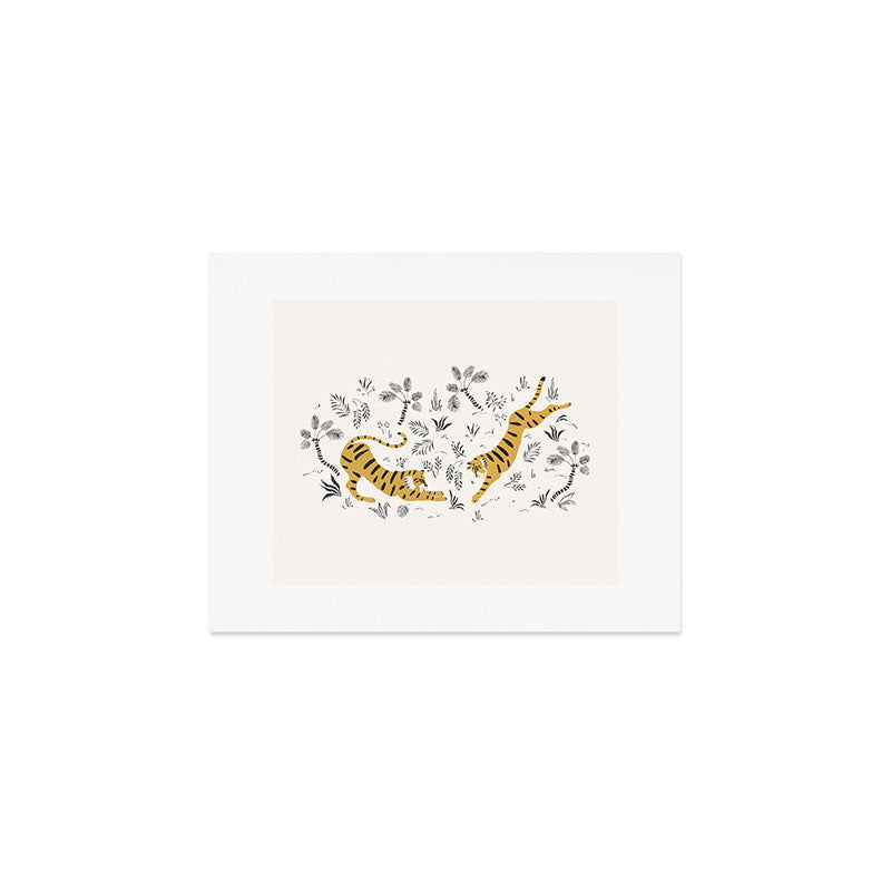 Tiger Dive Art Print Gallery Image 1