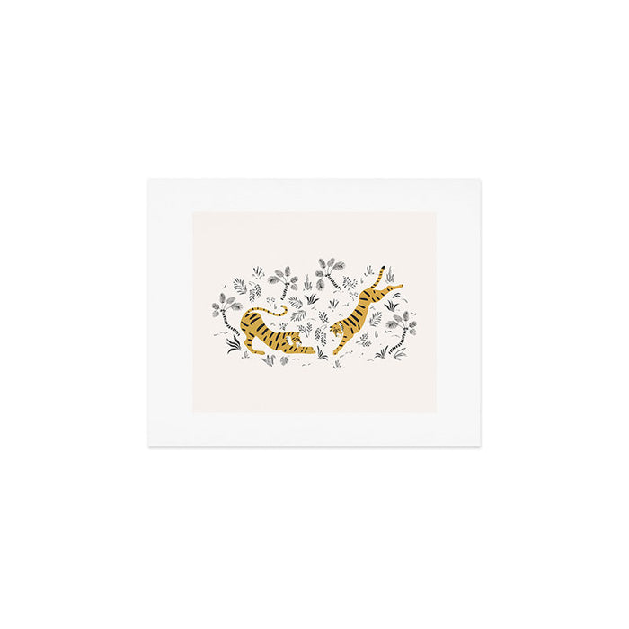 Tiger Dive Art Print Gallery Image 1