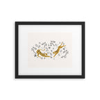 Tiger Dive Framed Art Print Gallery Image 5