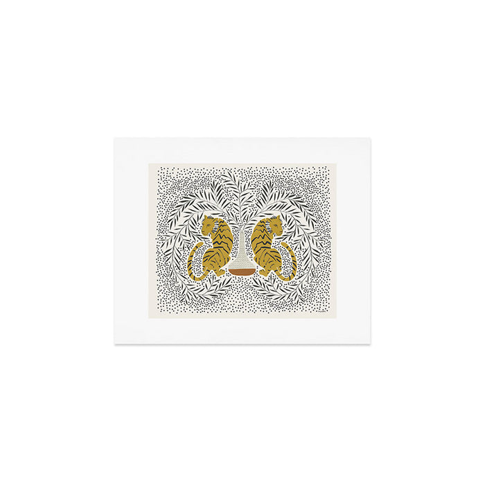 Tiger Vase Art Print Gallery Image 1