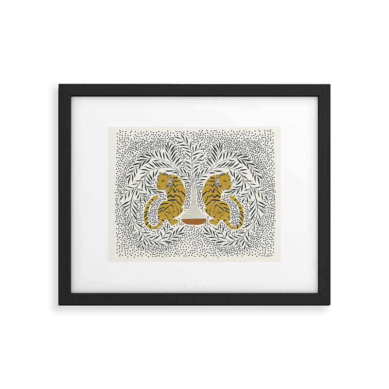 Tiger Vase Framed Art Print Gallery Image 4