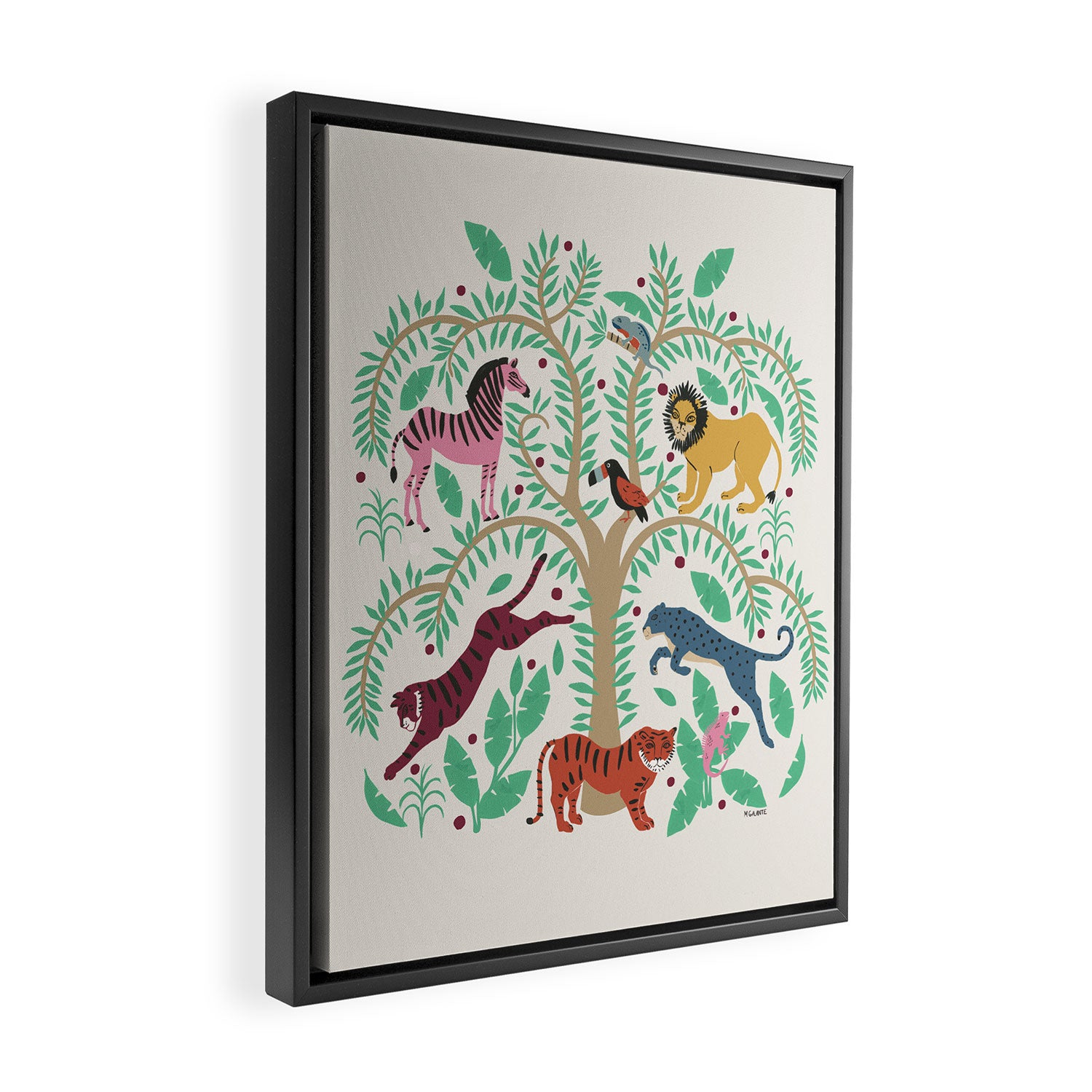 Tree of Life Framed Canvas Print Gallery Image 2