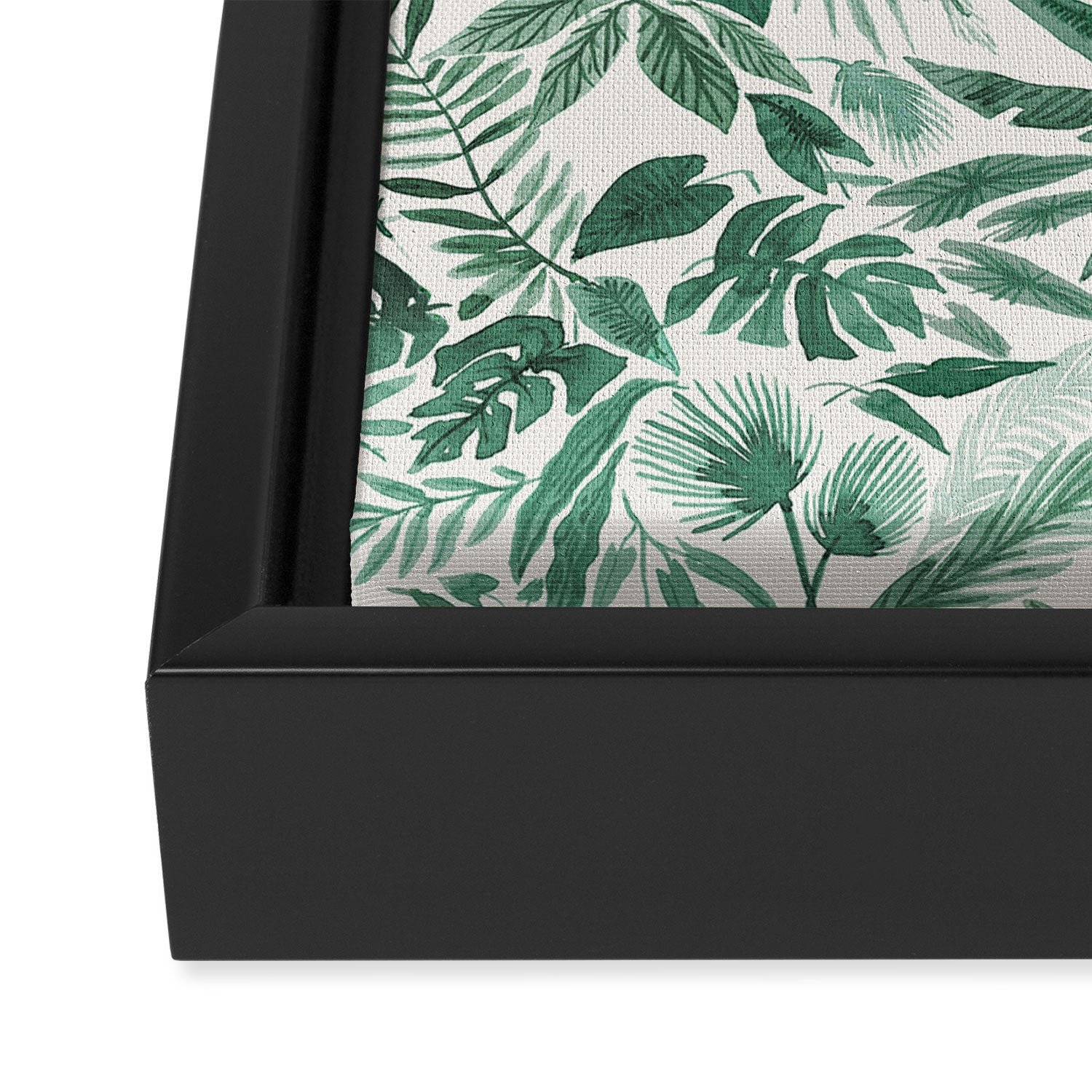 Tropical Palm Framed Canvas Print Gallery Image 3