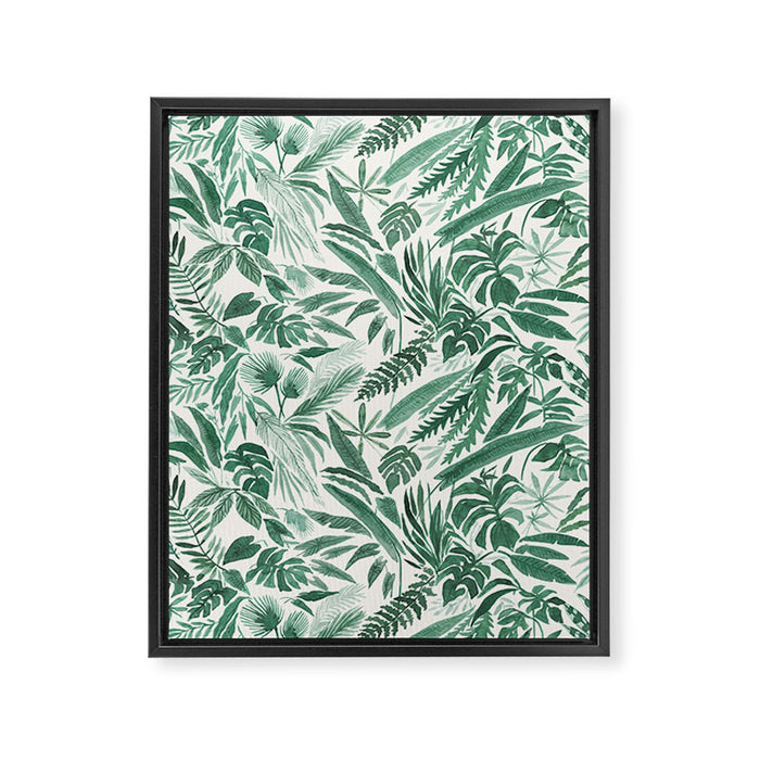 Tropical Palm Framed Canvas Print Gallery Image 1