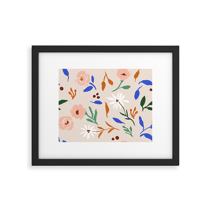 Tulum Floral Framed Art Print Gallery Image 1