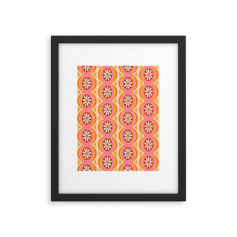 Wavy Daisy Framed Art Print Gallery Image 4