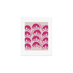 Wild Cats - Pink Art Print Gallery Image 1