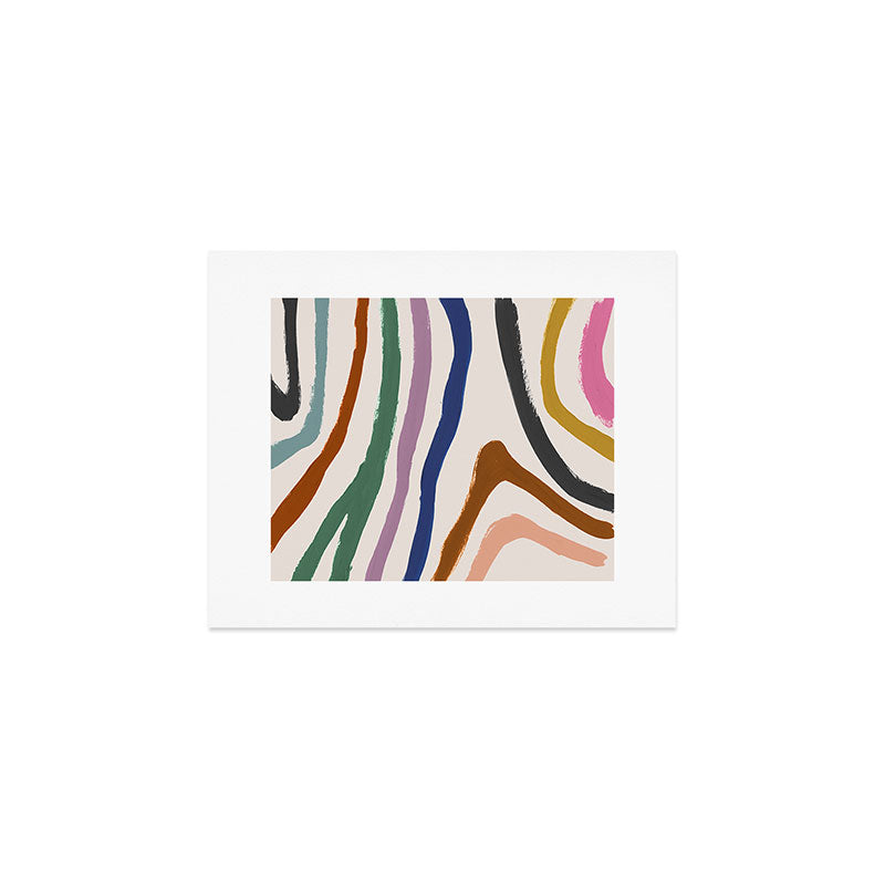 Zébra pop Art Print Gallery Image 1