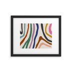 Zébra pop Framed Art Print Gallery Image 5