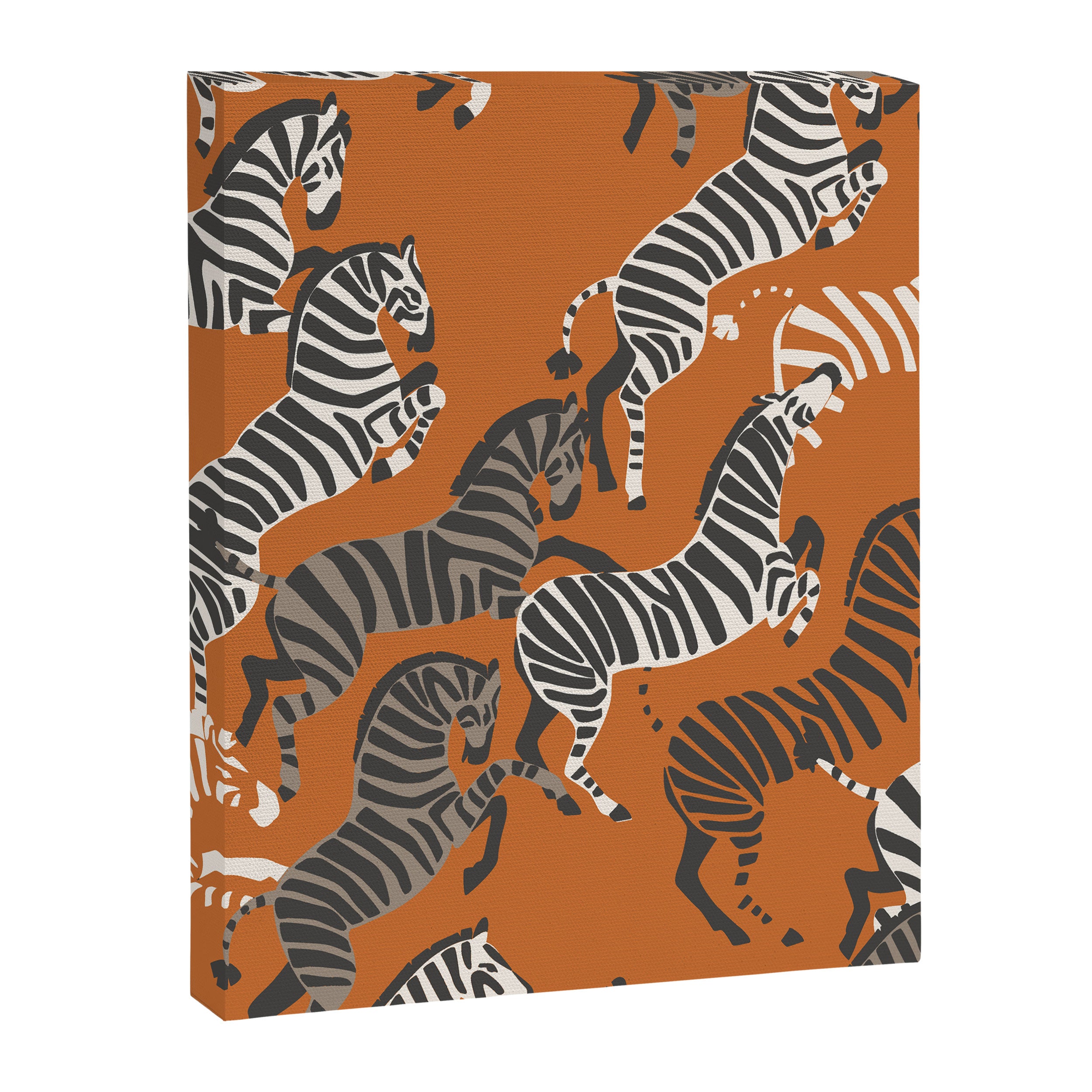 Zebra Race Canvas Print Gallery Image 6