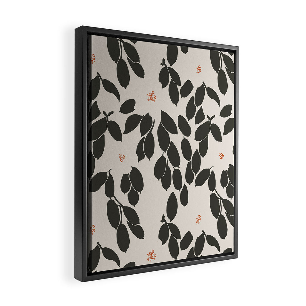 Zooey Magnolia Framed Canvas Print Gallery Image 2