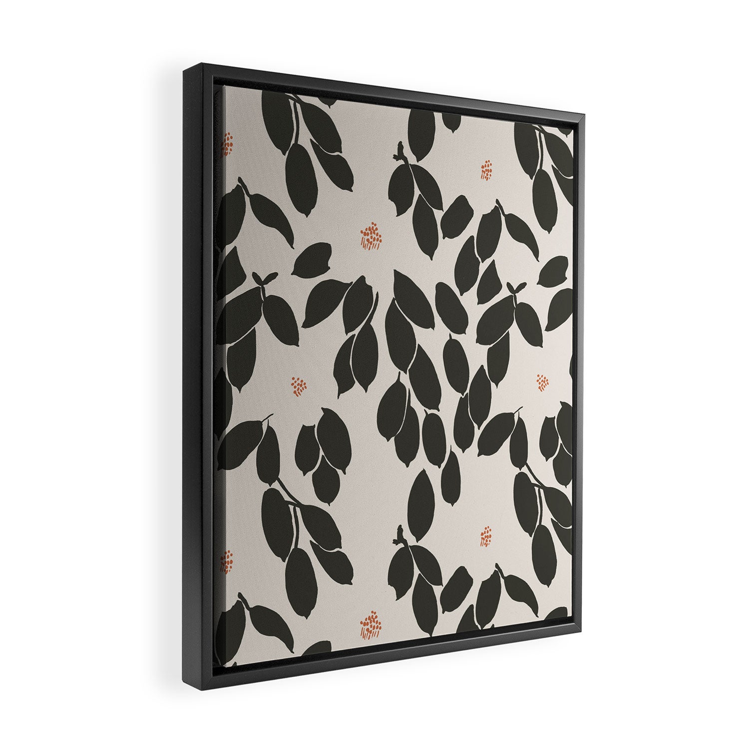 Zooey Magnolia Framed Canvas Print Gallery Image 2