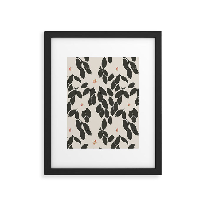 Zooey Magnolia Framed Art Print Gallery Image 1