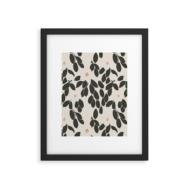 Zooey Magnolia Framed Art Print Gallery Image 4