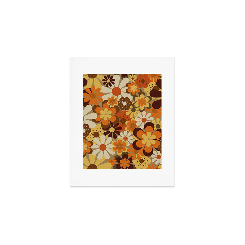 70's Floral Prints, Retro Art Art Print Gallery Image 1