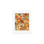 70's Retro Floral Patterned Prints Art Print Gallery Image 1
