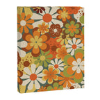 70's Retro Flowers Print Canvas Print Gallery Image 8