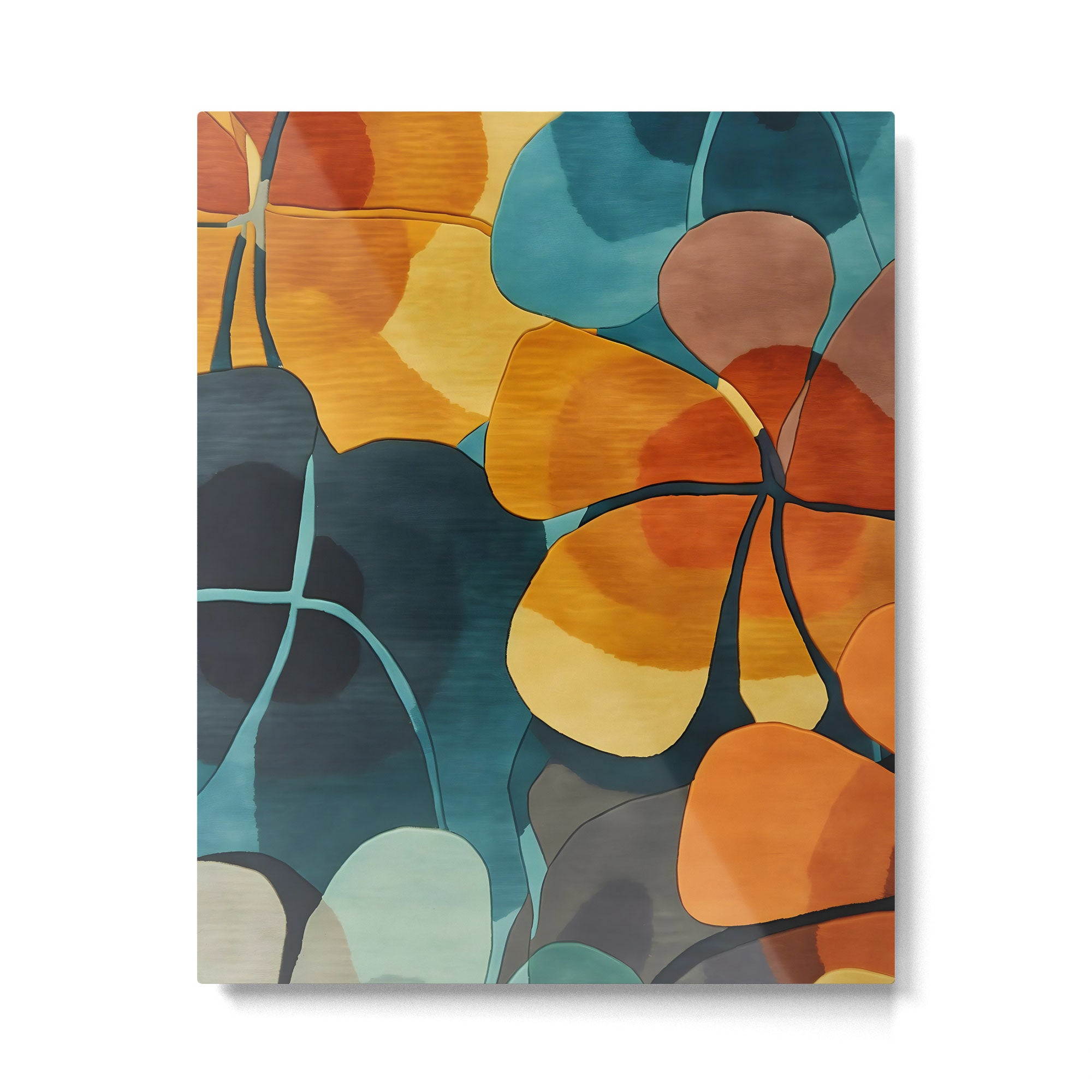 A Floral Palette of Colorful Petals Metal Print Gallery Image 6