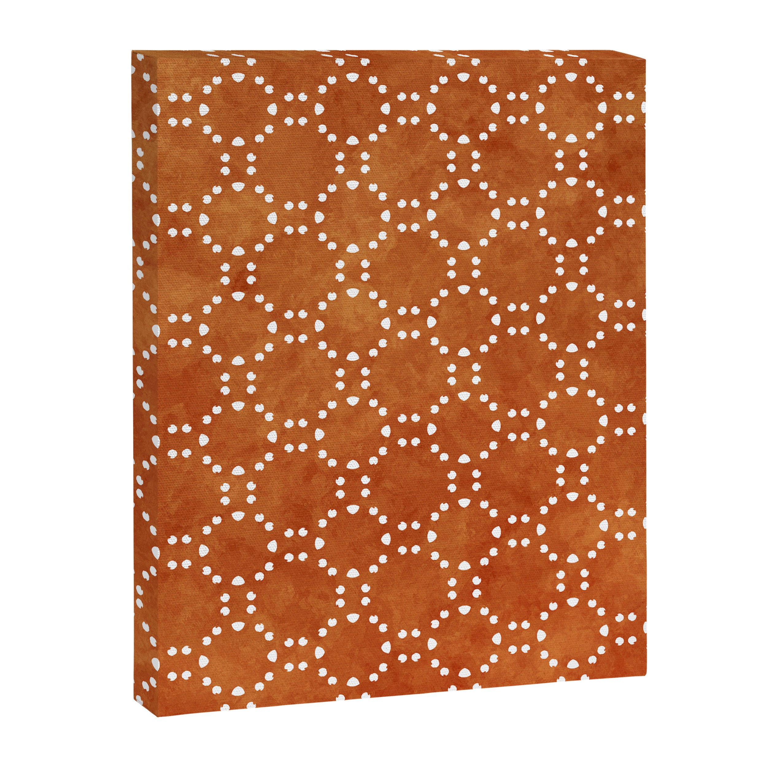 Abstract, Boho, Geometric Pattern, Terracotta Canvas Print Gallery Image 8