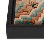 Abstract Geometric Southwest Framed Canvas Print Gallery Image 3