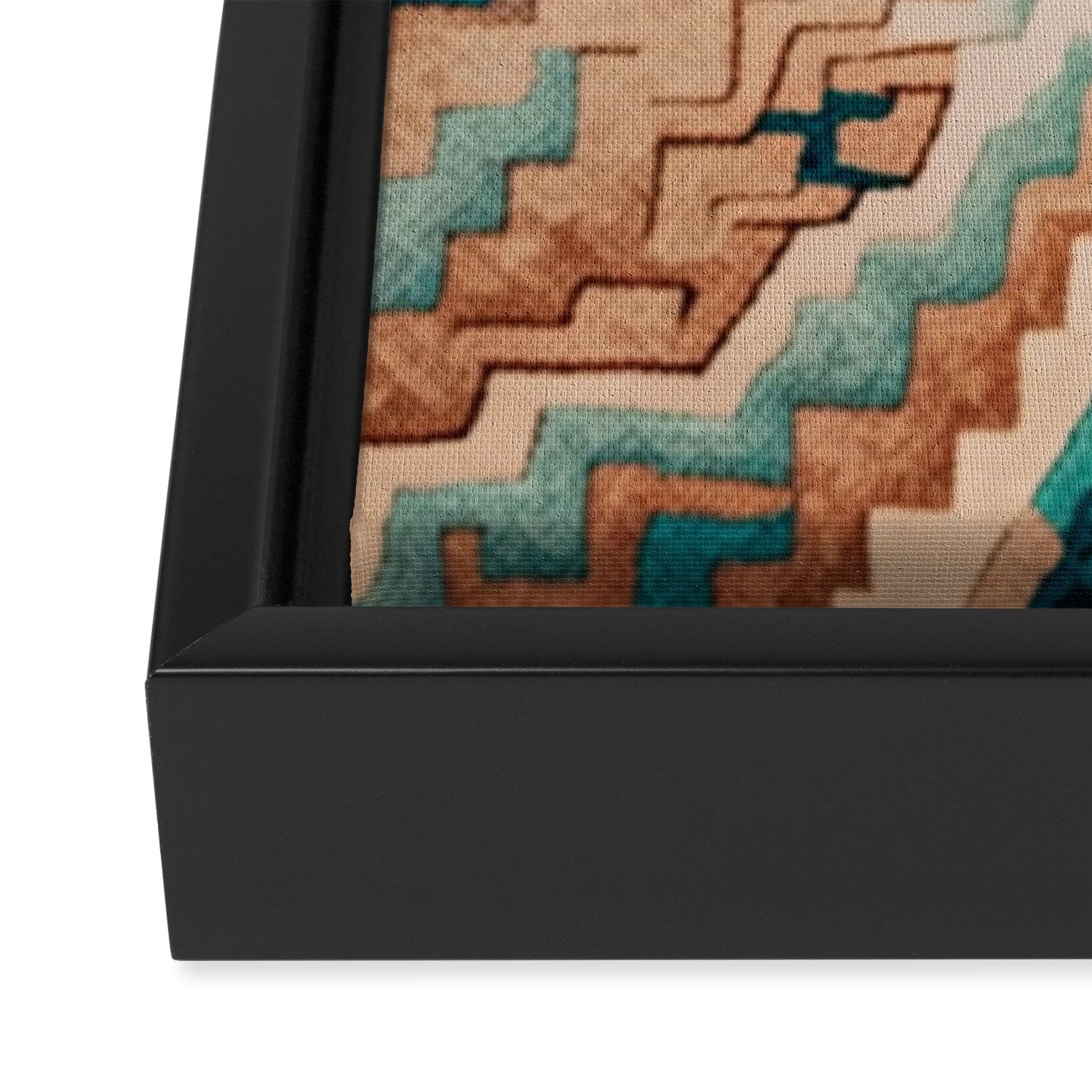 Abstract Geometric Southwest Framed Canvas Print Gallery Image 3