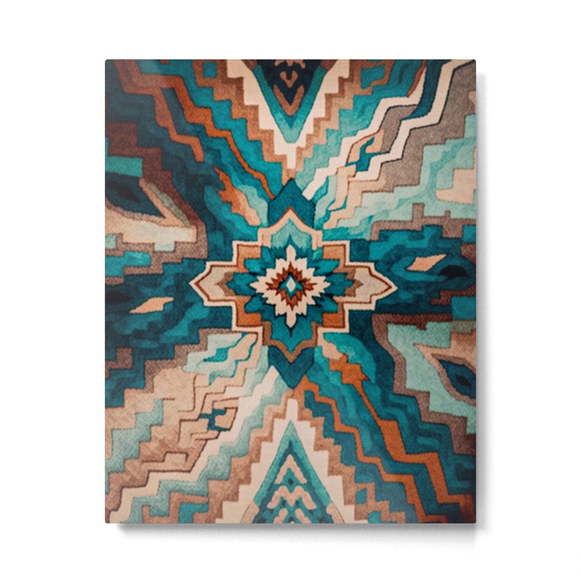 Abstract Geometric Southwest Metal Print Gallery Image 6